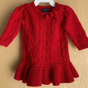 Red Baby Gap dress, size 0-3 mos. EUC!
